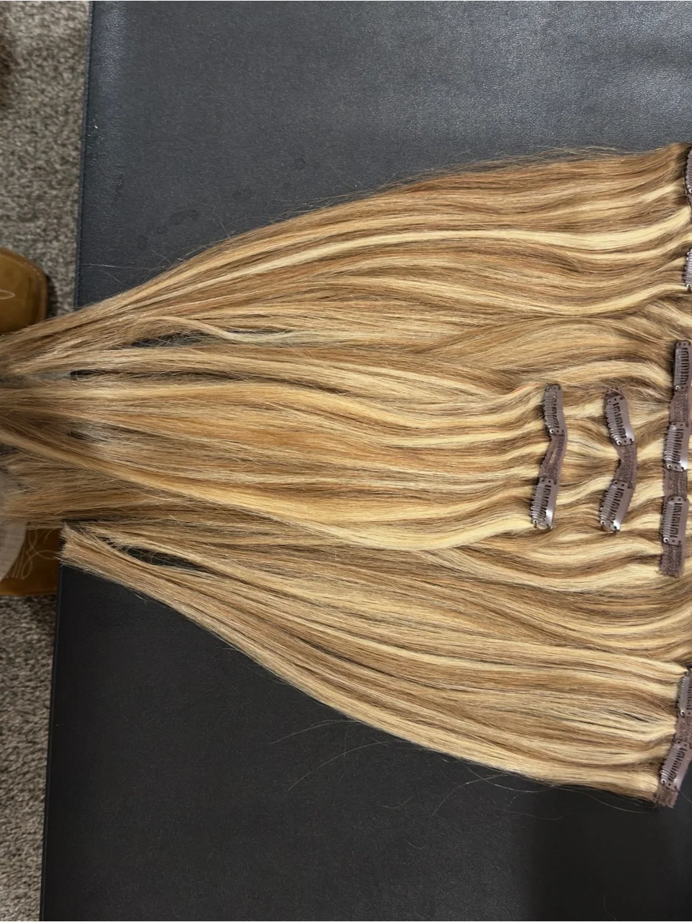 N/A blonde highlights